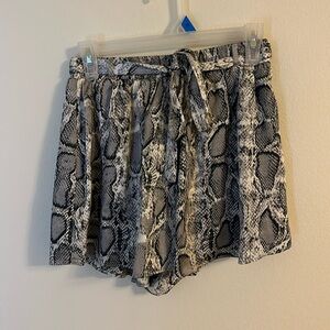 Women’s Snakeprint Shorts